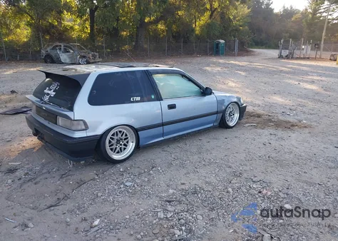 1989 Honda Civic Dx z USA, uszkodzony, nr VIN 2HGED6359KH548213